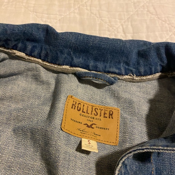 SOLD Host Pick<3 Hollister Denim Sweatshirt Jacket - Picture 10 of 12